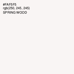 #FAF5F5 - Spring Wood Color Image